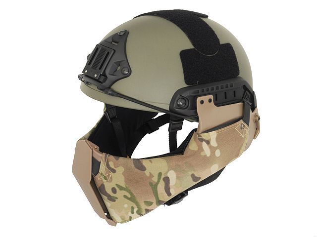 Захисна маска FMA Helmet Mandible Guard Multicam 27995 фото