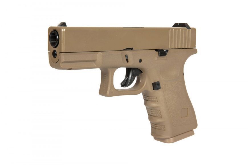 Страйкбольний пістолет East & Crane Glock 19 Gen 3 EC-1301 Tan 19376 фото