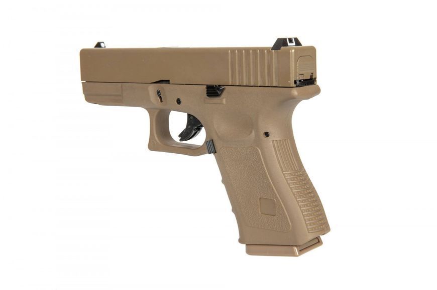Страйкбольний пістолет East & Crane Glock 19 Gen 3 EC-1301 Tan 19376 фото