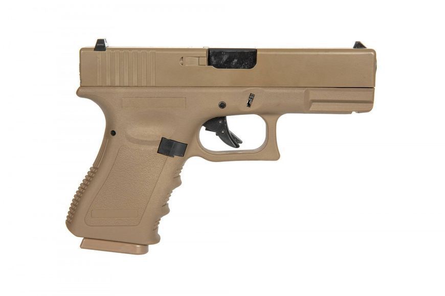 Страйкбольний пістолет East & Crane Glock 19 Gen 3 EC-1301 Tan 19376 фото