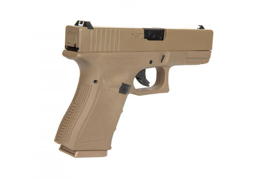 Страйкбольний пістолет East & Crane Glock 19 Gen 3 EC-1301 Tan 19376 фото