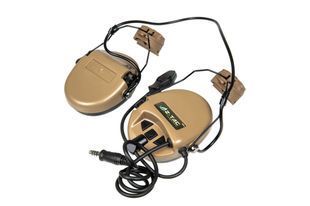 Навушники активні з комунікатором Z-Tactical Fast zSordin Headset Tan 29003 фото