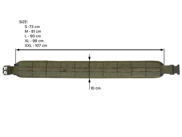 Пояс 8Fields Padded Molle Combat Belt Olive Size L 23868-l фото