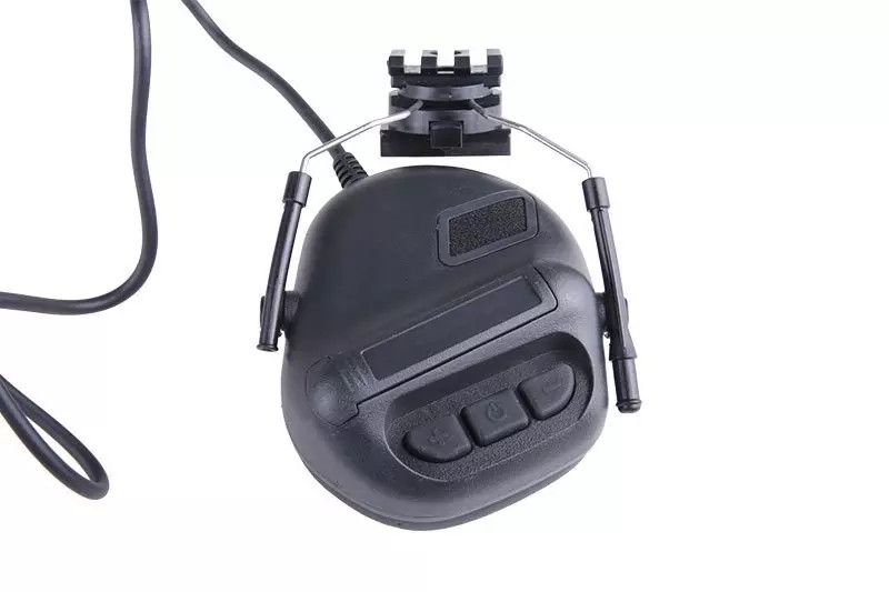 Навушники страйкбольні Specna Arms ERM H Headset Black 24655 фото