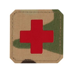 Патч M-Tac Medic Cross Laser Cut Multicam/Red 17445 фото