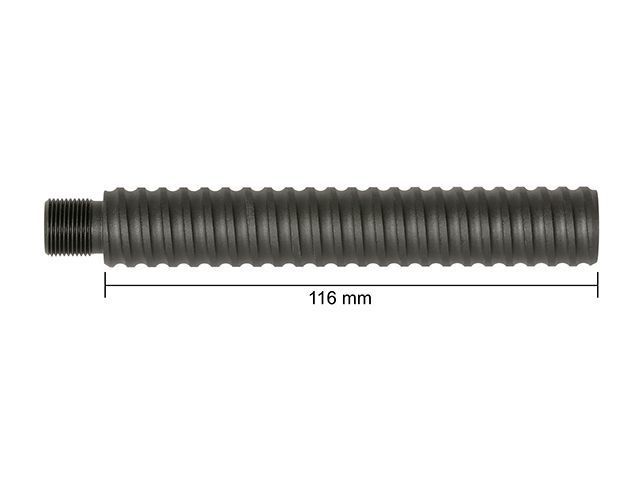 Зовнішній ствол SLONG AIRSOFT Outer Barrel Extension 116mm SPIRAL 14 CCW 35449 фото