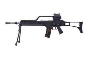 Страйкбольна штурмова гвинтівка Specna Arms G36 SA-G13 With Bipod EBB Black 14235 фото