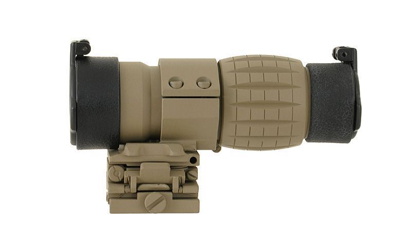 MAGNIFIER AIM-O 3X WITH FLIP TO SIDE MOUNT DARK EARTH 4595 фото