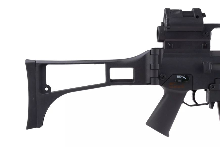 Страйкбольна штурмова гвинтівка Specna Arms G36 SA-G13 With Bipod EBB Black 14235 фото