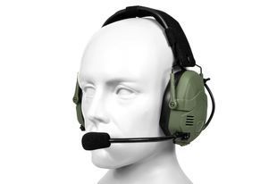 Навушники активні з комунікатором Specna Arms Tactical HD-16 Bluetooth Active Headphones Olive 29006 фото