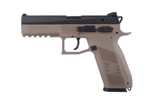 Страйкбольний пістолет ASG CZ P-09 Green Gas Tan 11048 фото