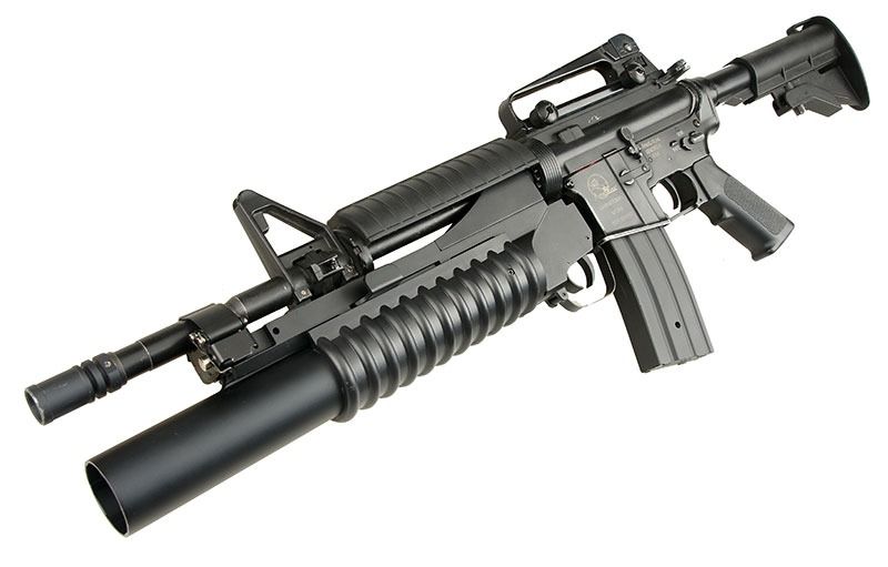 Страйкбольний гранатомет D-Boys M203 Long 395 фото