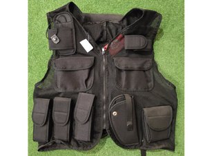 Розвантажувальний Жилет Tactical Vestcoat Light Black Original 14058 фото