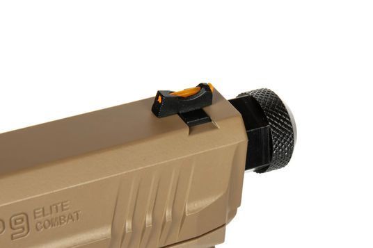 Купить пистолет Cybergun Canik TP9 Elite Combat Pistol Tan в Украине.