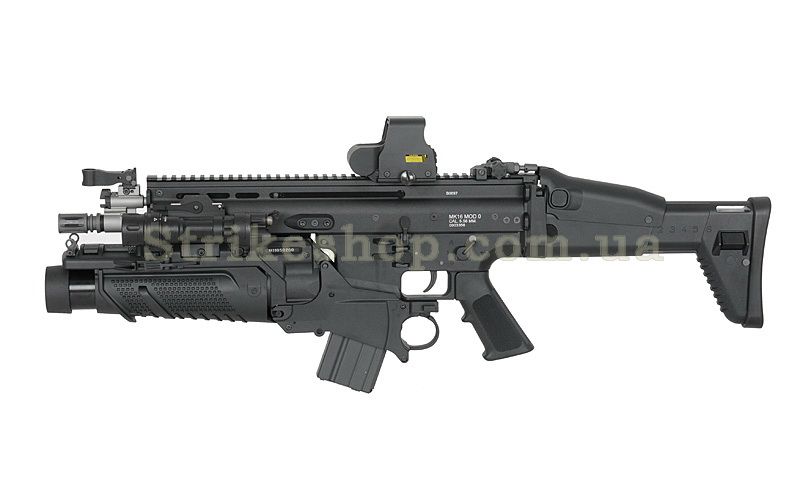 Страйкбольний гранатомет SCAR series black ACM 401 фото