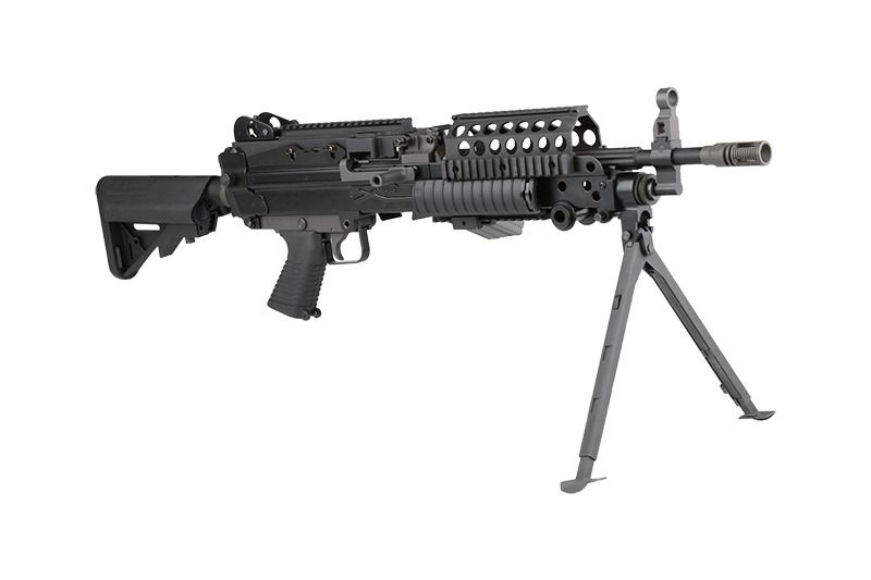 Страйкбольний кулемет A&K Mk46 Mod 0 Black 164 фото