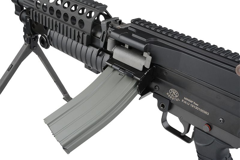 Страйкбольний кулемет A&K Mk46 Mod 0 Black 164 фото