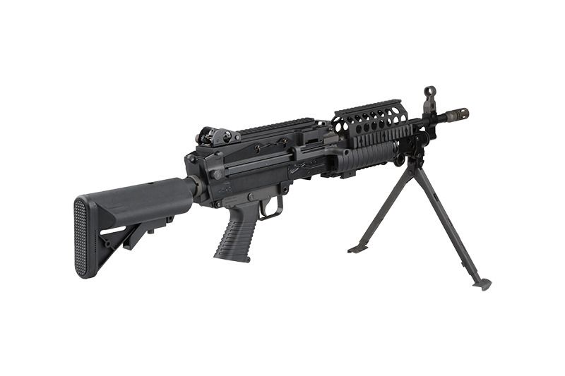 Страйкбольний кулемет A&K Mk46 Mod 0 Black 164 фото