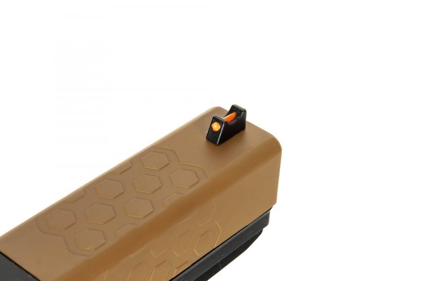 Страйкбольний пістолет D-Boys Glock 17 Gen.4 855 CO2 Half-Tan 20146 фото