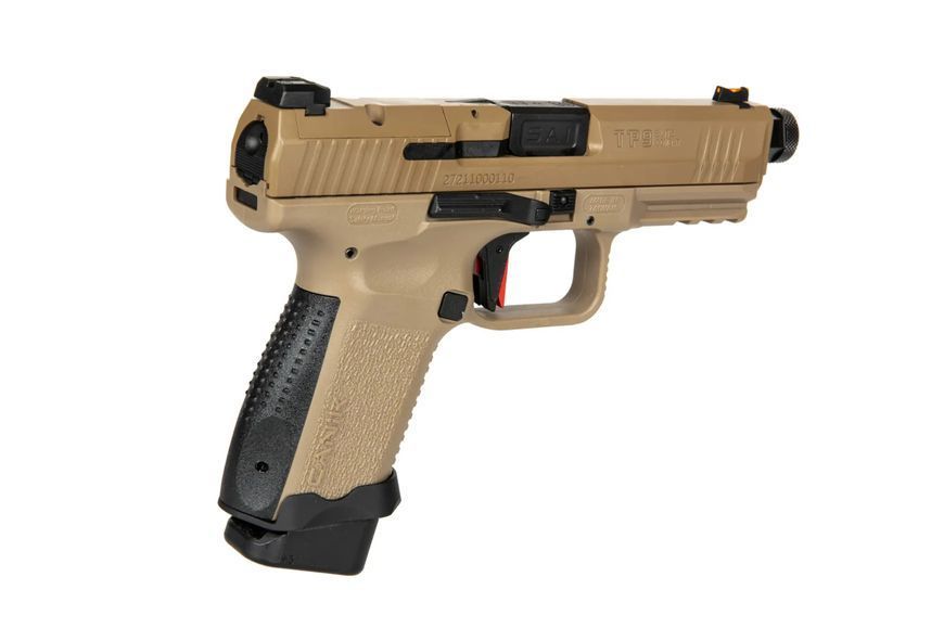 Страйкбольный пистолет Cybergun Canik TP9 Elite Combat Pistol Tan 28997 фото