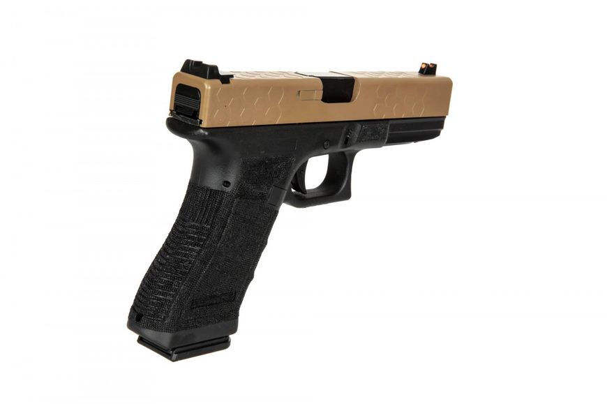 Страйкбольний пістолет D-Boys Glock 17 Gen.4 855 CO2 Half-Tan 20146 фото