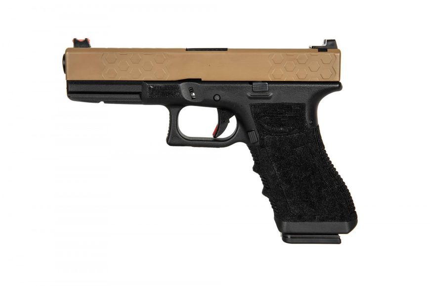 Страйкбольний пістолет D-Boys Glock 17 Gen.4 855 CO2 Half-Tan 20146 фото