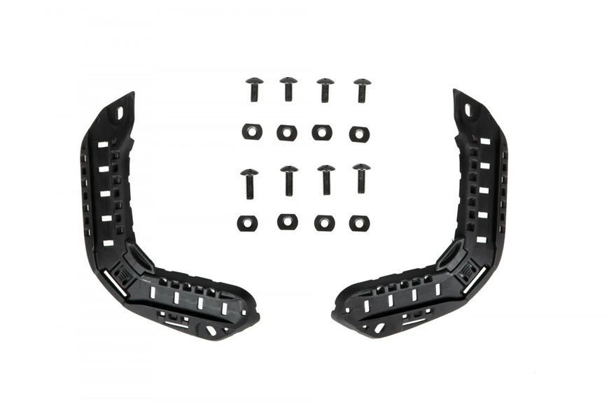 Крепление GFC Accessories Mounting Rails for Super High Cut Helmets Black 25588 фото