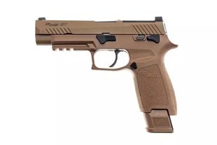 Страйкбольний пістолет Cybergun Sig Sauer ProForce P320 M17 Tan Green Gas 28998 фото