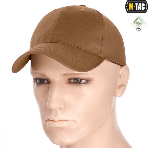 Бейсболка тактична M-Tac Flex Ріп-стоп Coyote Brown Size S/M 13377-s/m фото