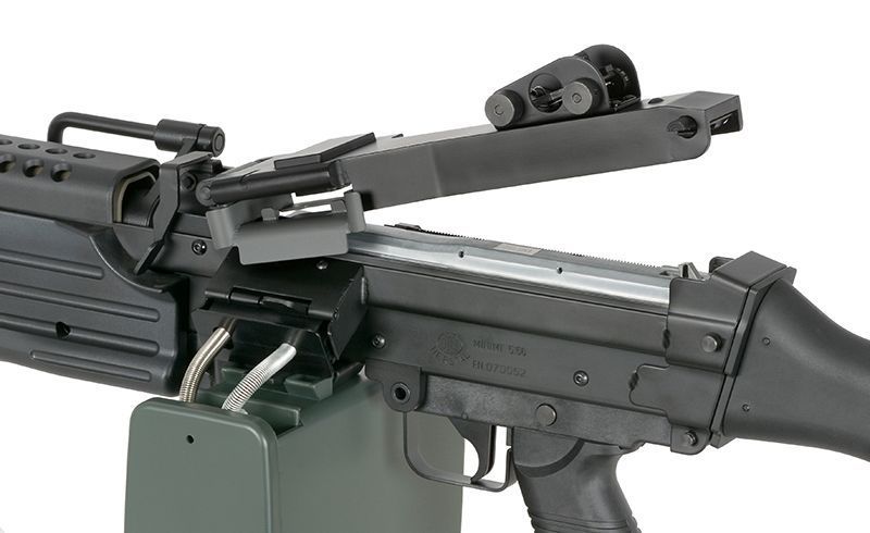 Страйкбольний кулемет A&K M249 MKII Black 170 фото