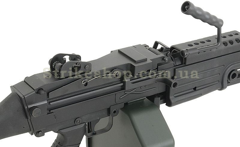 Страйкбольний кулемет A&K M249 MKII Black 170 фото