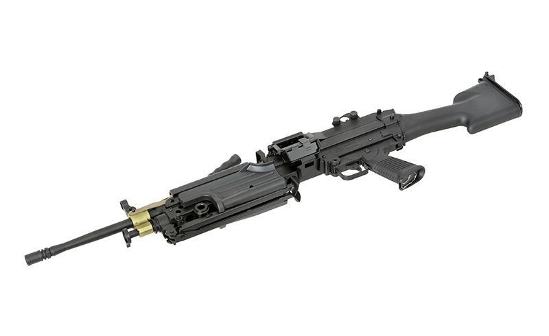 Страйкбольний кулемет A&K M249 MKII Black 170 фото