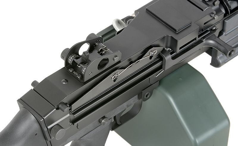 Страйкбольний кулемет A&K M249 MKII Black 170 фото