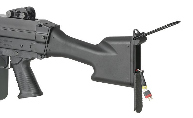 Страйкбольний кулемет A&K M249 MKII Black 170 фото