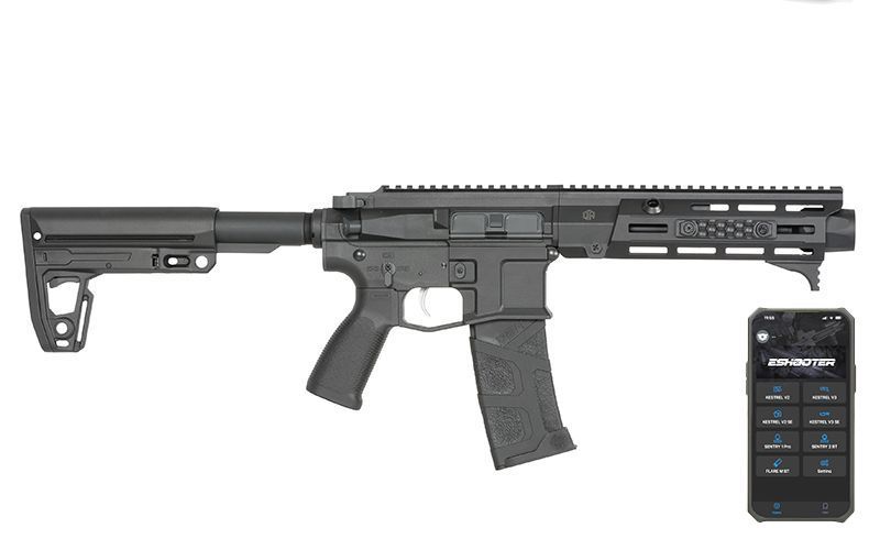 Страйкбольная штурмовая винтовка Double Eagle M923C Assault Rifle Replica DEX556 ETU Wireless Black 33324 фото