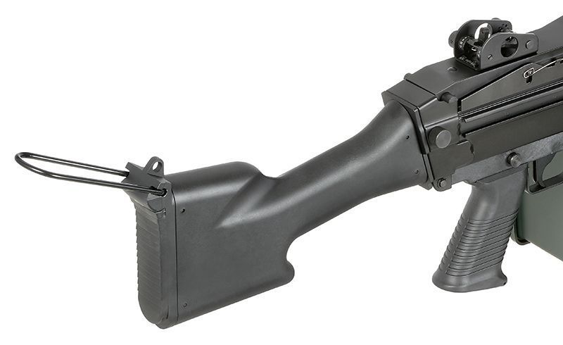 Страйкбольний кулемет A&K M249 MKII Black 170 фото