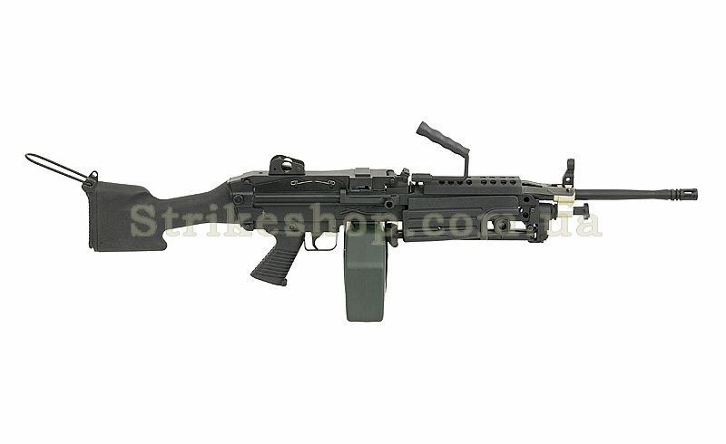 Страйкбольний кулемет A&K M249 MKII Black 170 фото