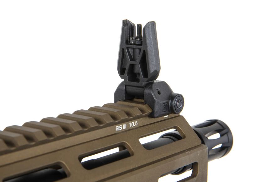 Страйкбольна штурмова гвинтівка Specna Arms Daniel Defense RIS III 10,5'' SA-P27 Prime Aster II ETU Chaos Bronze 31856 фото