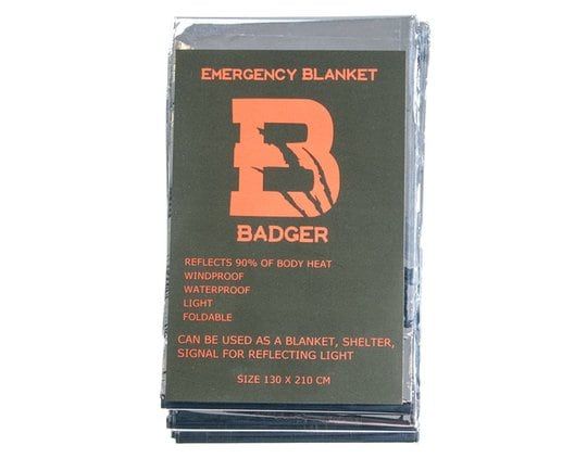 Термоковдра Badger Outdoor Emergency Blanket 28420 фото