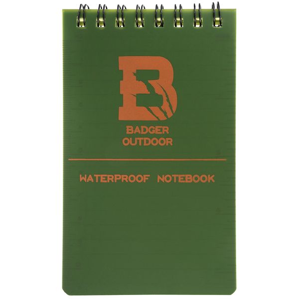 Тактичний блокнот Badger Outdoor Waterproof 75x130 мм 28411 фото