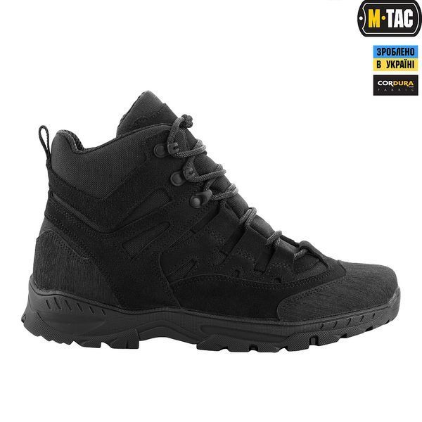 Черевики польові M-TAC PANTHER BLACK Size 44 18109-44 фото