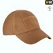 Бейсболка Тактична M-Tac Flex Ріп-Стоп Velcro Coyote Brown Size S/M 13379-s/m фото 4