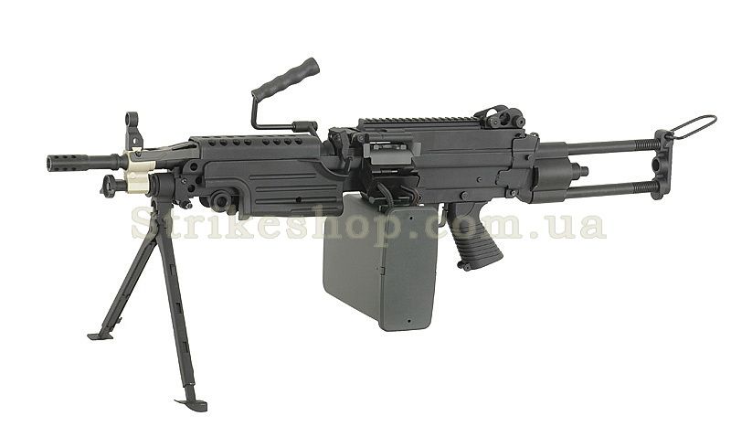 Страйкбольний кулемет A&K M249 Para Black 173 фото