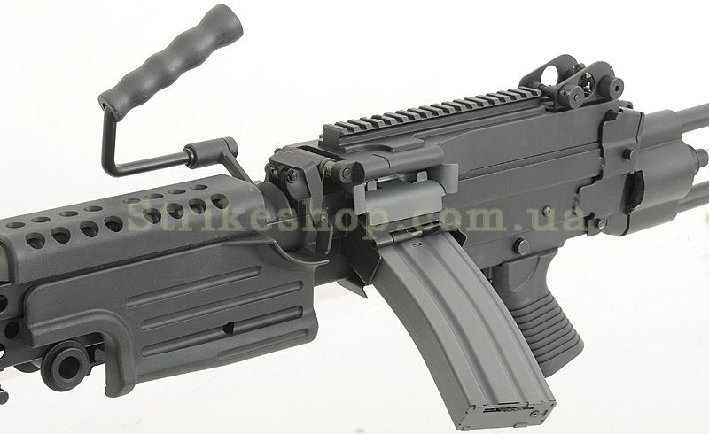 Страйкбольний кулемет A&K M249 Para Black 173 фото