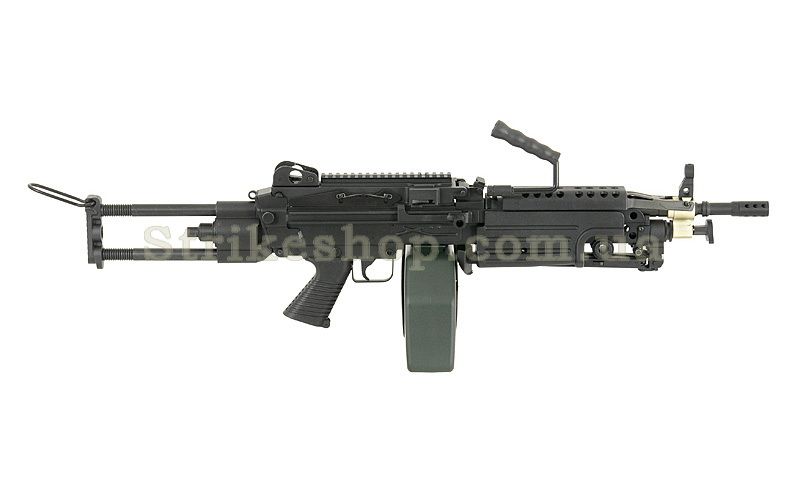 Страйкбольний кулемет A&K M249 Para Black 173 фото