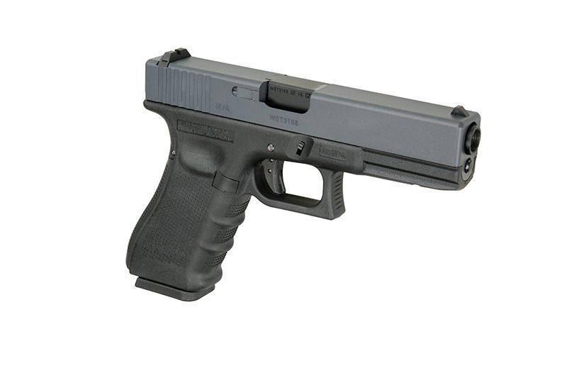 Страйкбольный пистолет WE Glock 17 Gen4. GBB Black 6395 фото