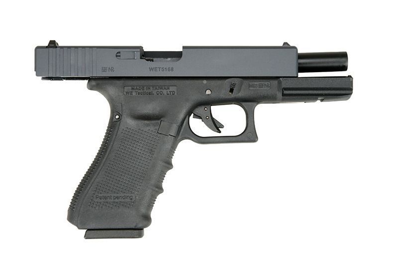 Страйкбольный пистолет WE Glock 17 Gen4. GBB Black 6395 фото