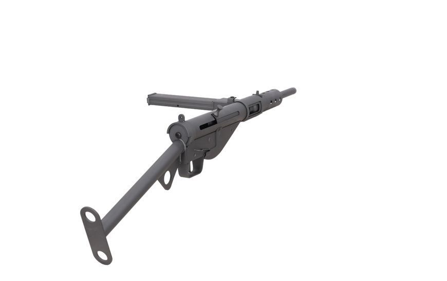 Страйкбольний пістолет-кулемет Specna Arms Sten MK.II RETRO AEG X-ASR Grey 35230 фото