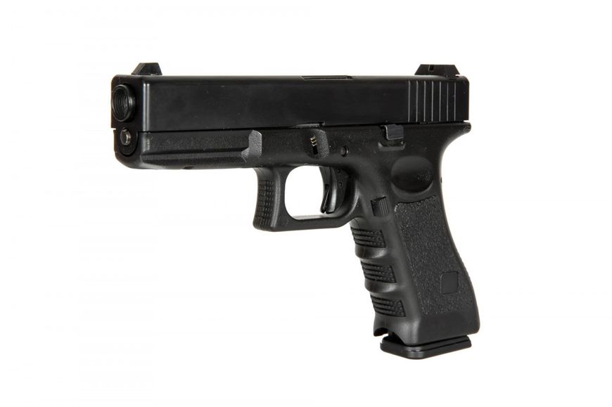 Страйкбольний пістолет D-Boys Glock 17 Gen.3 721 Green Gas Black 20148 фото