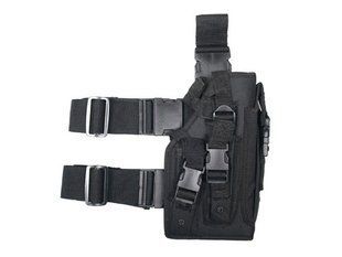 Кобура на стегно 8Fields Universal Drop Leg Large Pistol Holster Black 28179 фото